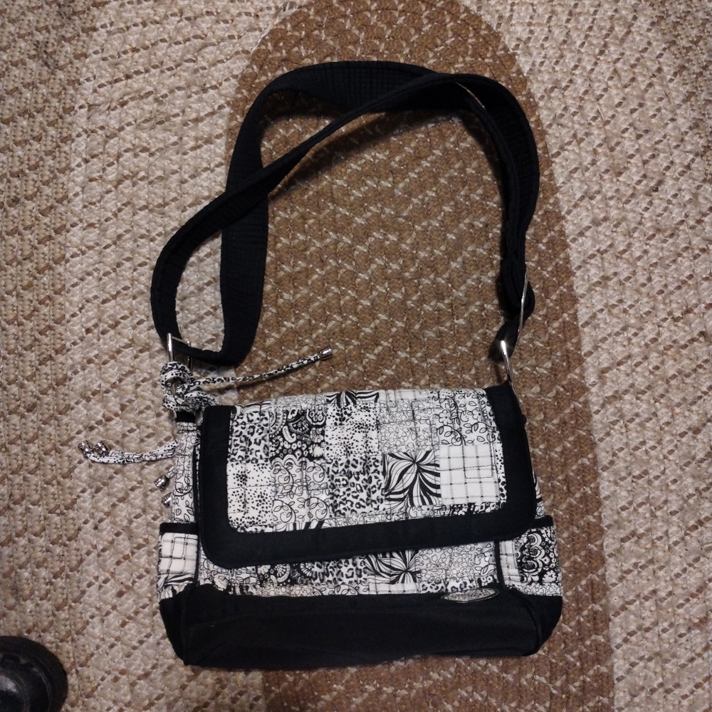 Donna Sharp Quilted Foldover Purse VINTAGE
